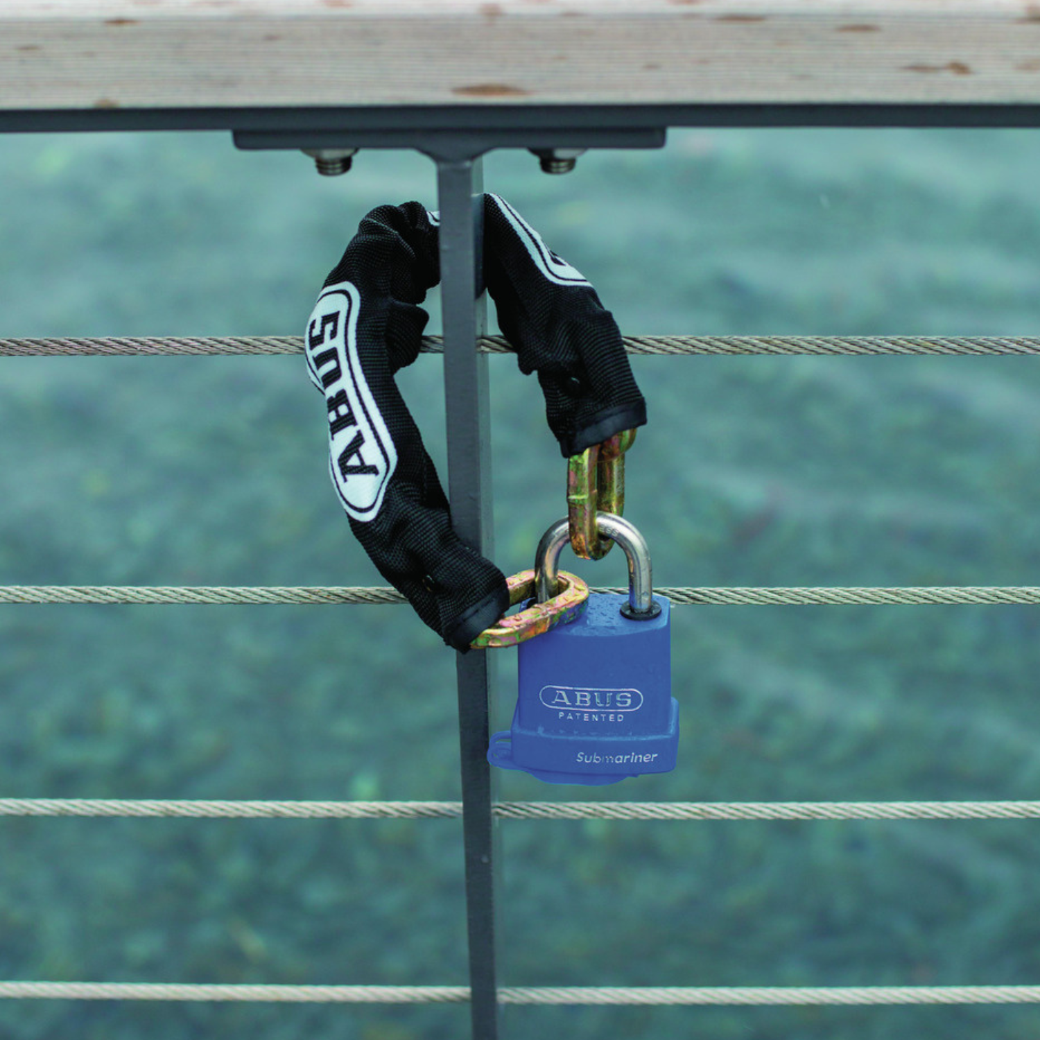 Abus 83WPIB/53 Vorhangschloss Submariner -Wetterfest, Outdoor, Robust-