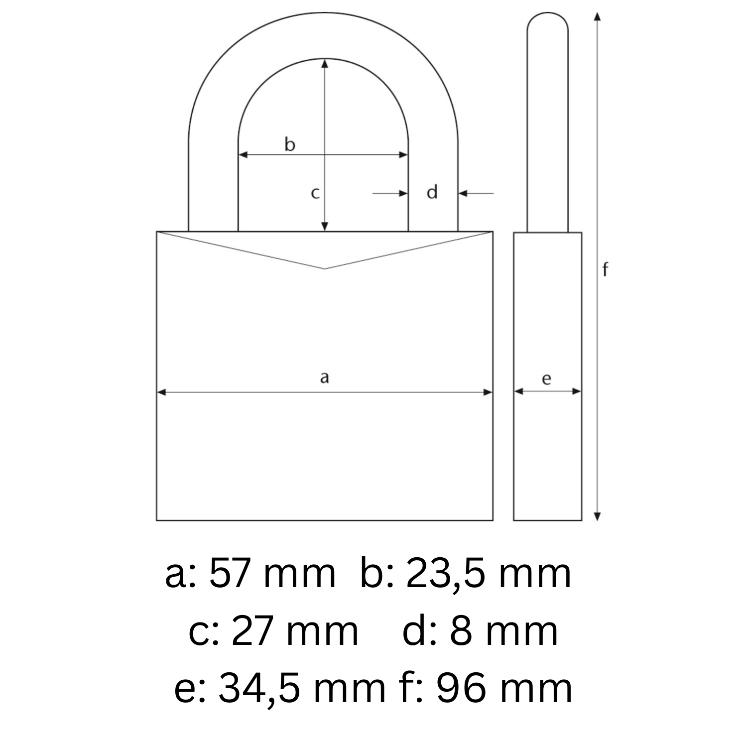 Abus 83WPIB/53 Vorhangschloss Submariner -Wetterfest, Outdoor, Robust-